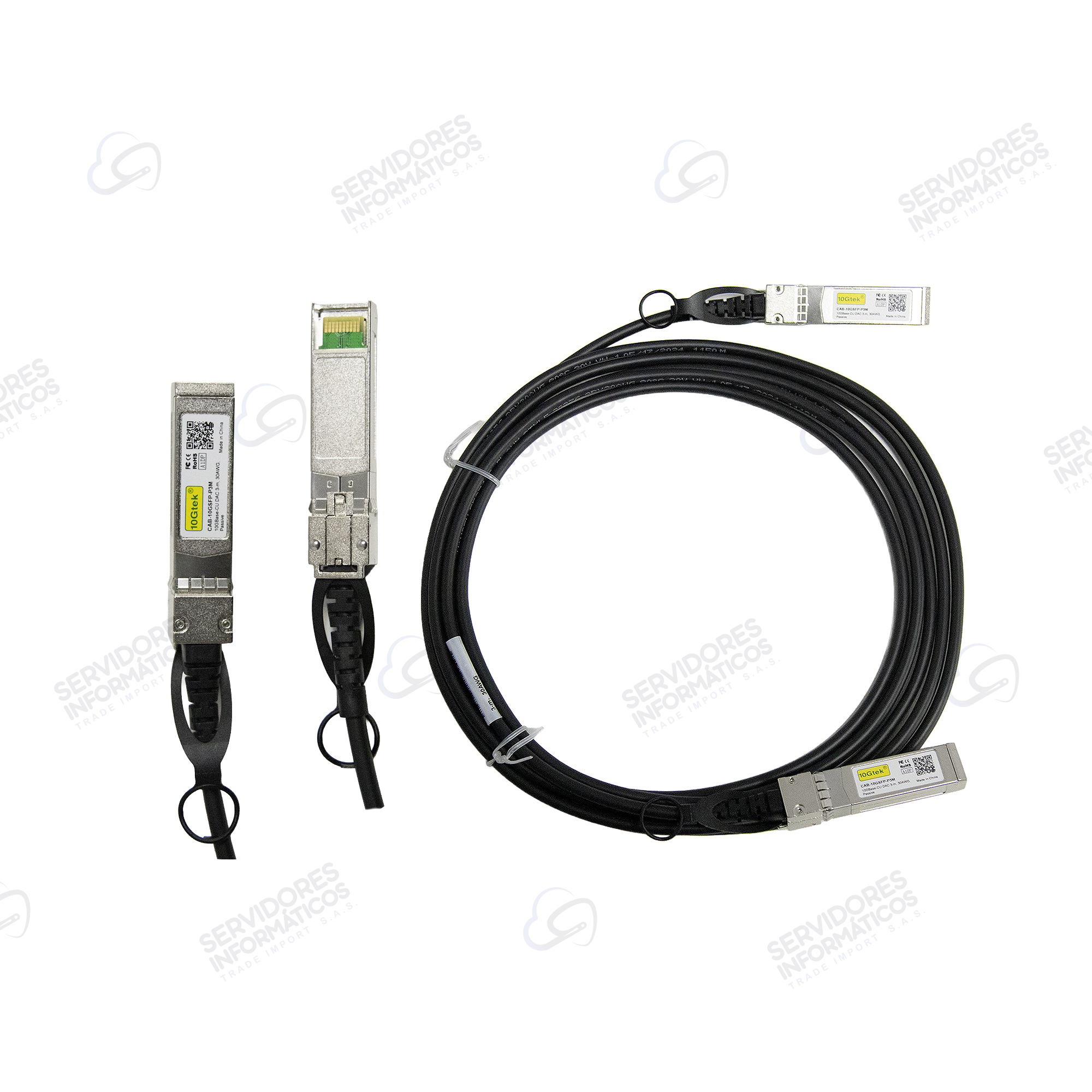 Cable 10GTEK DAC CAB-10GSFP-P3M - 3M