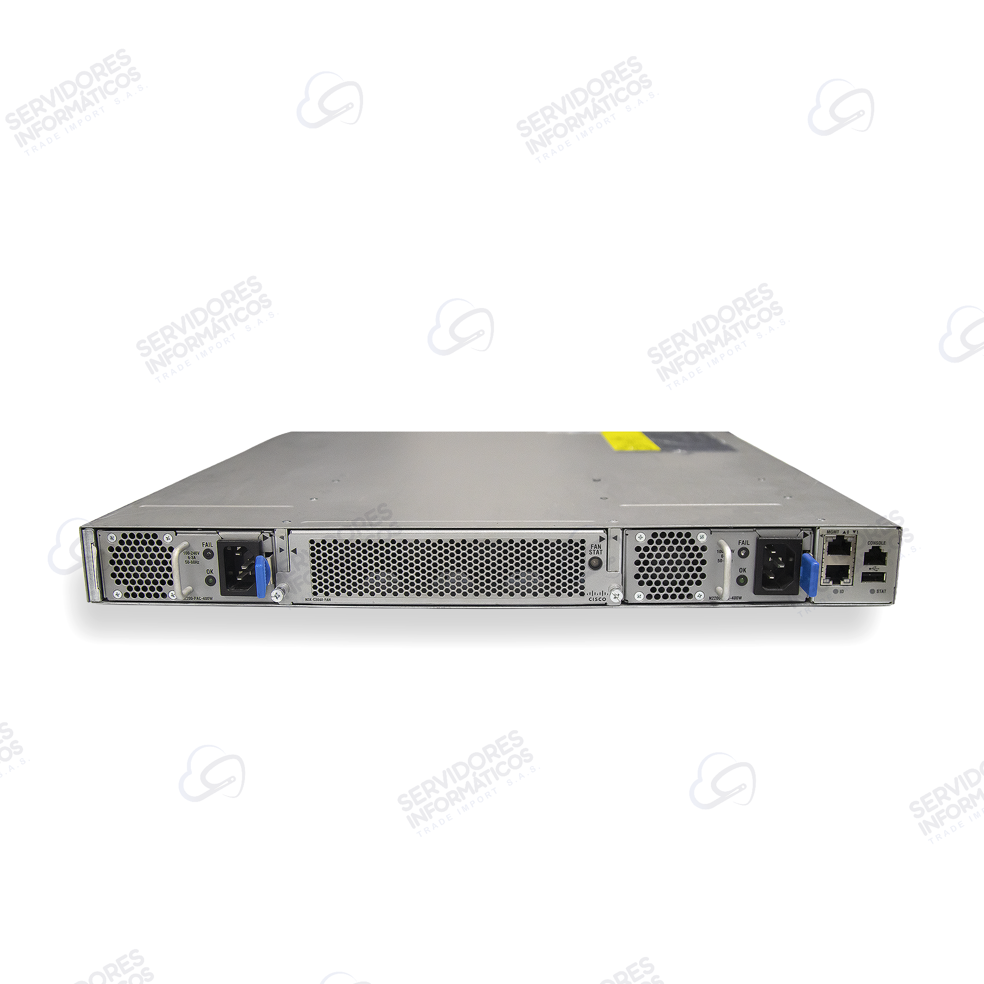 Switch Cisco Nexus N3K-C3048TP-1GE Capa 2/3 48x Gigabit RJ45 4x SFP+ 10GbE Doble Fuente - Usado - Image 2
