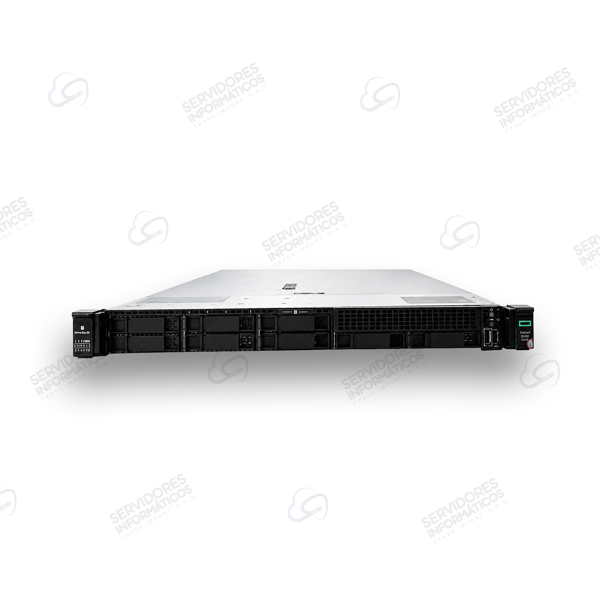Servidor HPE ProLiant DL360 Gen10 2x Xeon Silver 4110 16 cores 64GB DDR4 2x1.2TB SAS SFF 2x500W usado