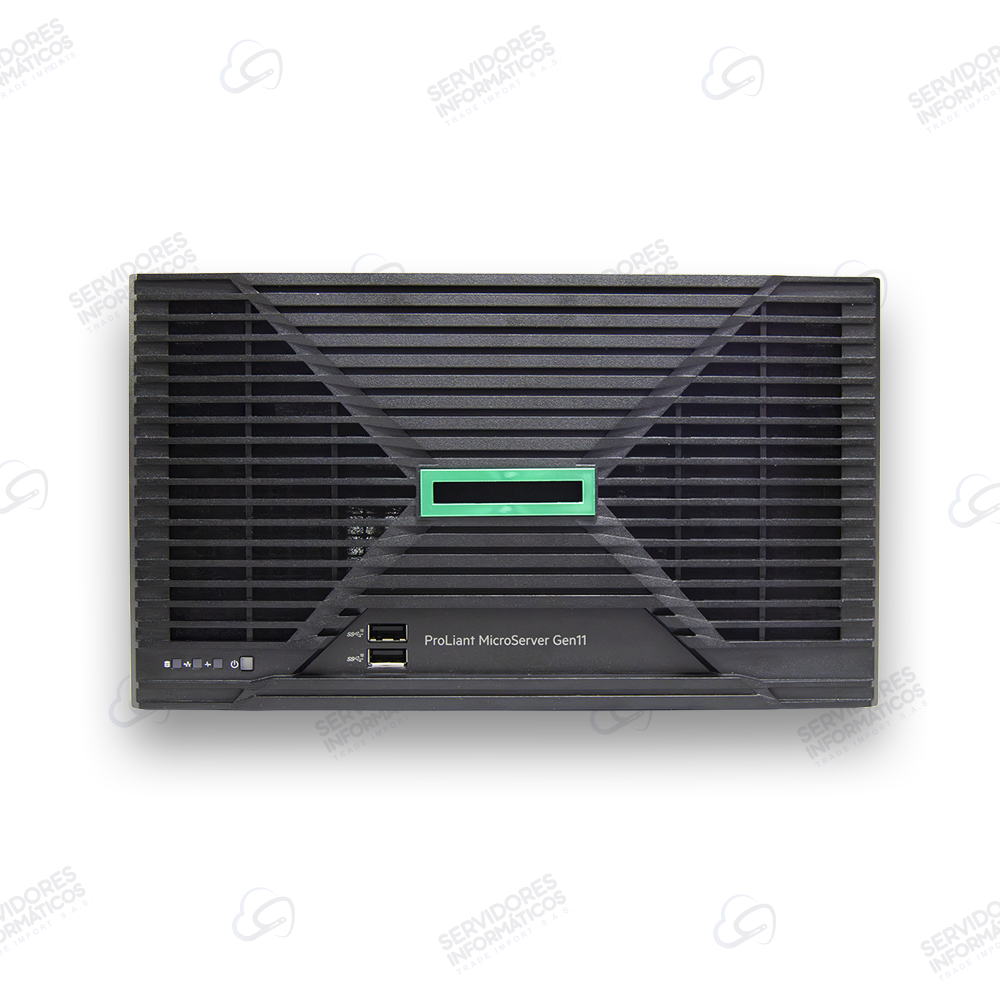 Servidor HPE ProLiant MicroServer Gen11 6325P 3.5GHz 4 cores 16GB DDR5 4 bahias LFF 2x1TB HDD 180W P86708-DM5 nuevo garantia 1 año