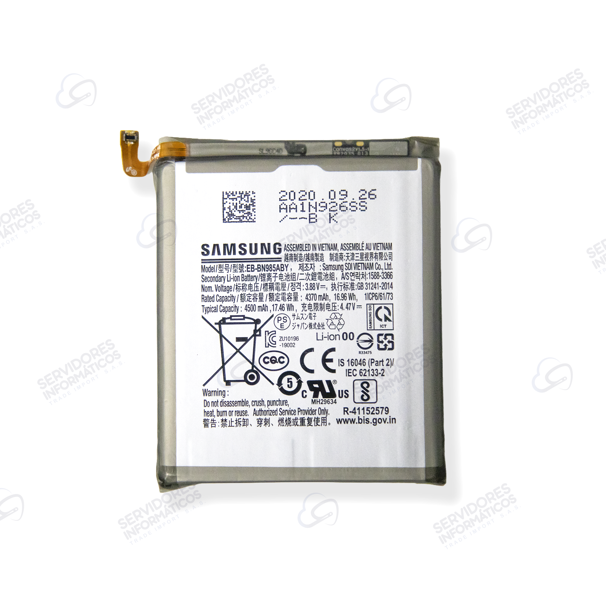 Bateria Samsung Original Galaxy Note 20 Ultra 5G Eb-bn985aby 4500mah