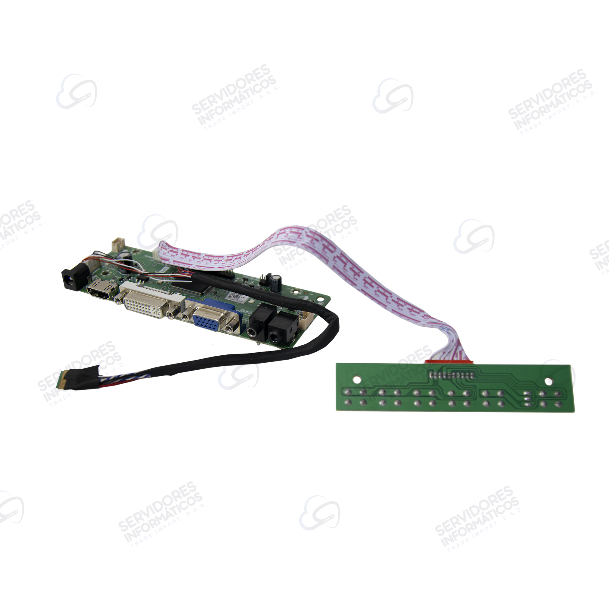 Tarjeta Controladora Universal M.NT68676.2A HDMI DVI VGA Audio para Pantallas LCD LED LVDS