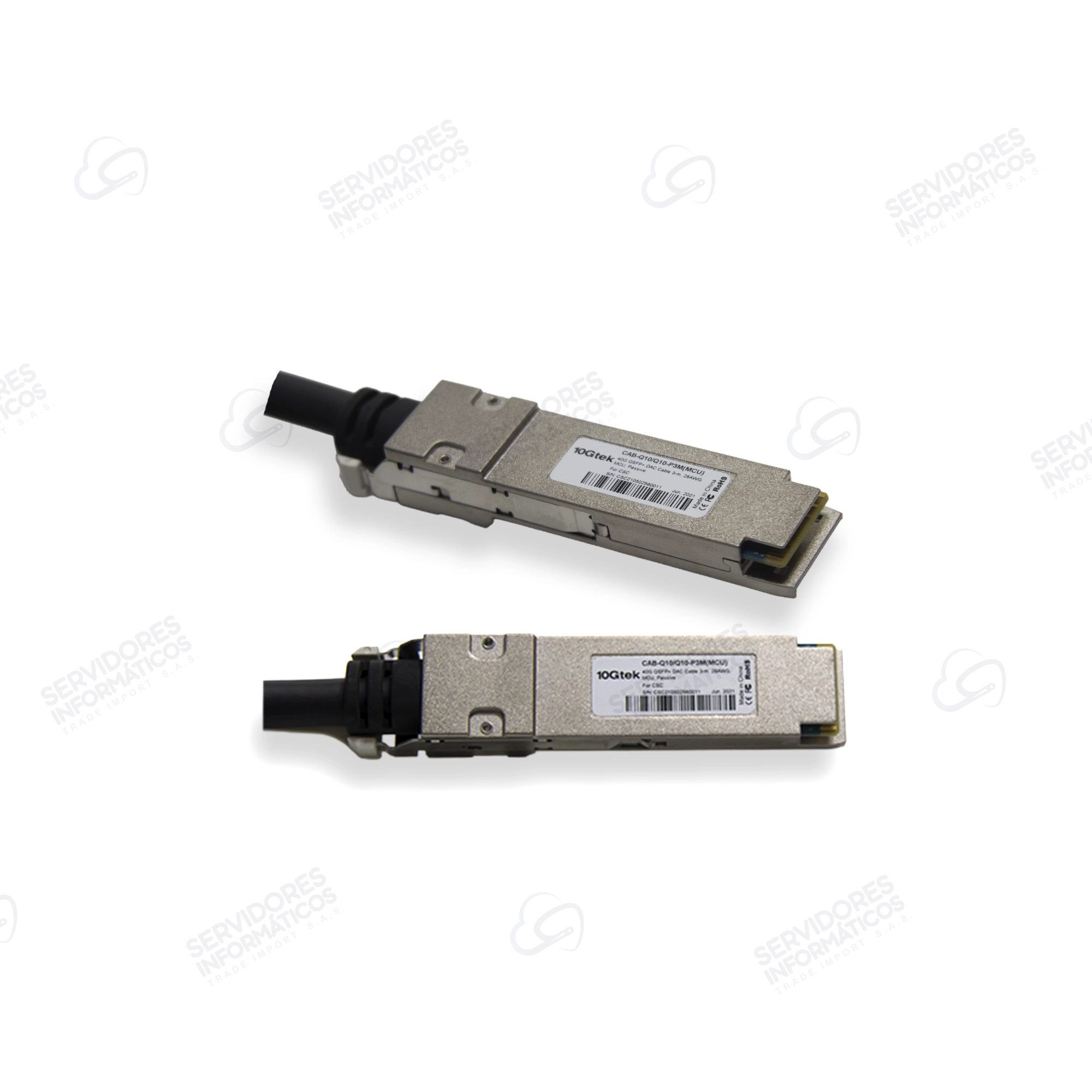 Cable Fibra Optica OM3-MPO-12MPO - 3M 10GTEK - Image 2
