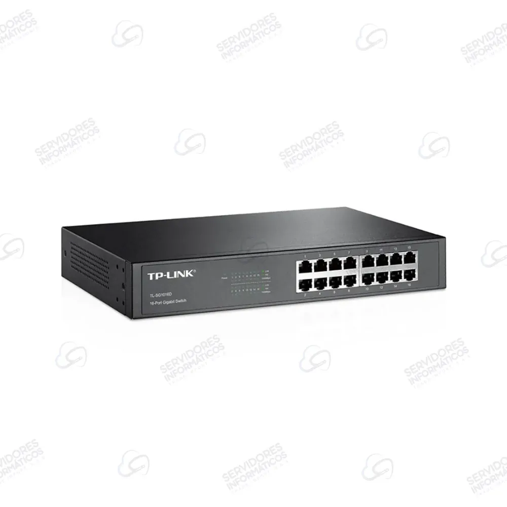 Switch TP-Link TL-SG1016D 16x Gigabit RJ45 No Administrable Rack/Desktop - Nuevo - Image 2