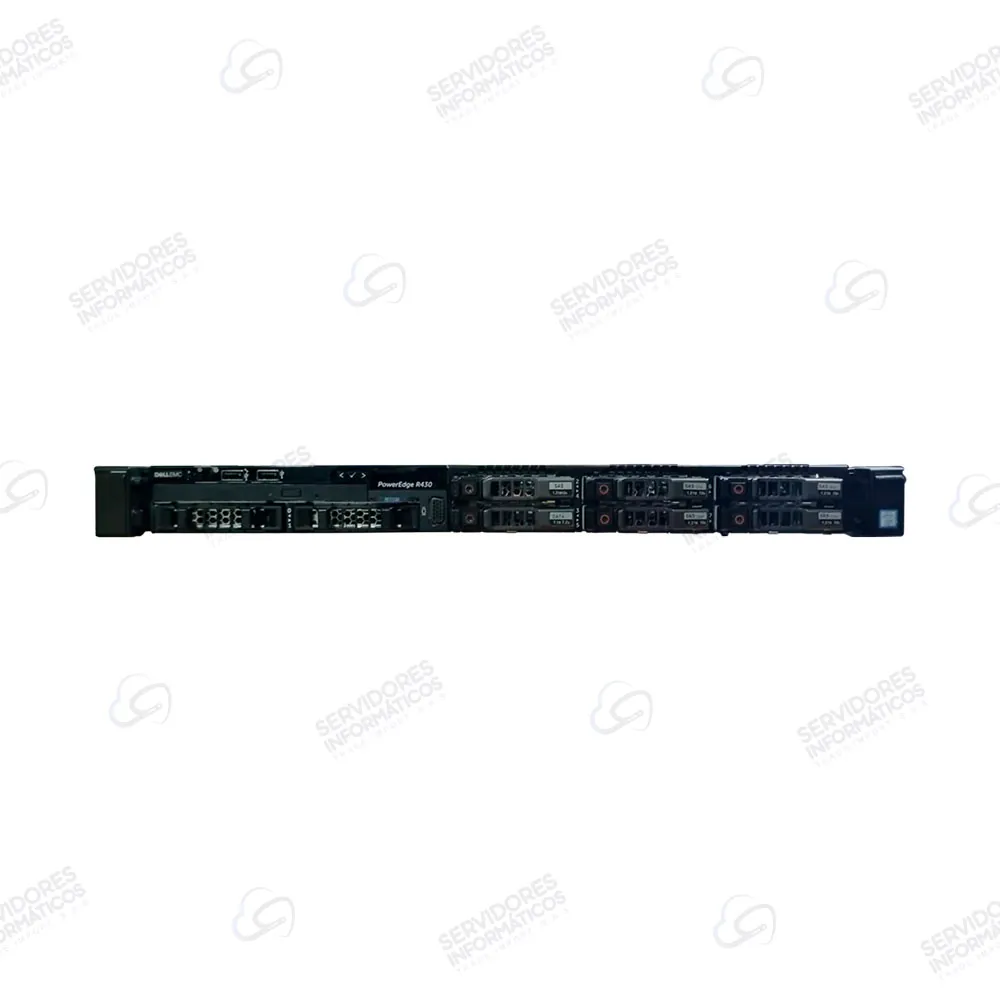 Servidor Dell PowerEdge R430 2x Xeon E5-2650 v4 24 cores 64GB DDR4 2x1.2TB SAS SFF 2x650W usado
