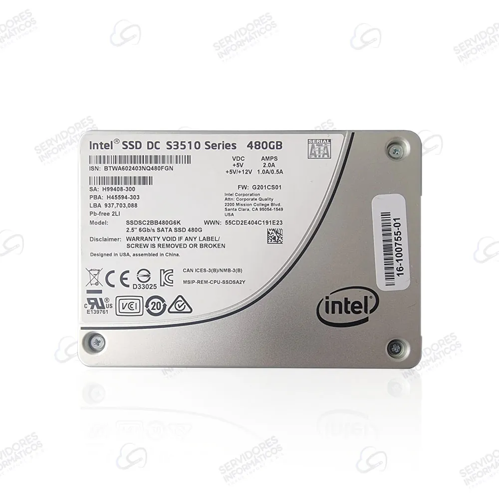 SSD DC S3510 480GB