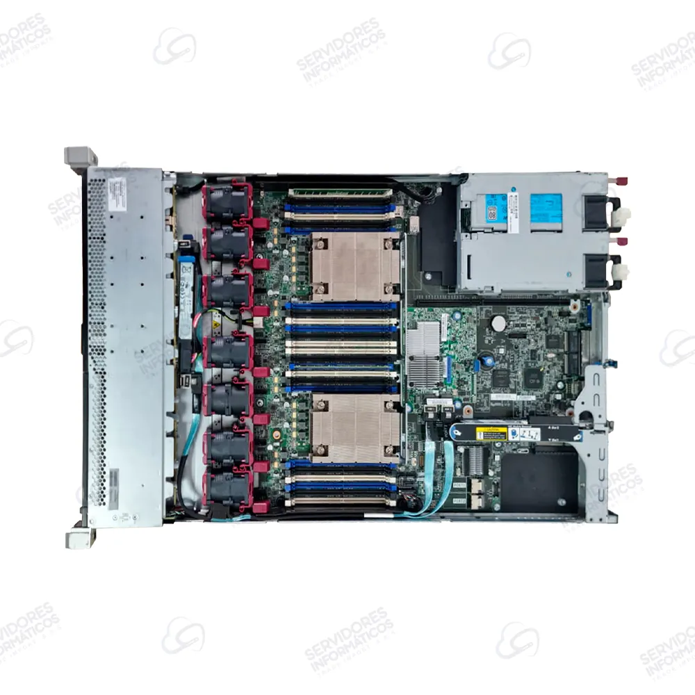 Servidor HPE ProLiant DL360 Gen9 2x Xeon E5-2650v4 24 núcleos 64GB DDR4 2x1.2TB SAS SFF 2x500W usado - Image 4
