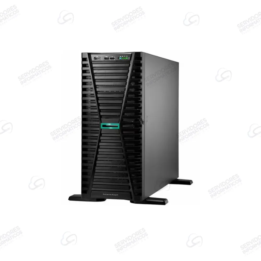 Servidor HPE ProLiant ML110 Gen11 Xeon Bronze 3508U 8 cores 32GB DDR5 4 bahias LFF 2x4TB SATA 500W P84117-DM5 nuevo garantia 3 años