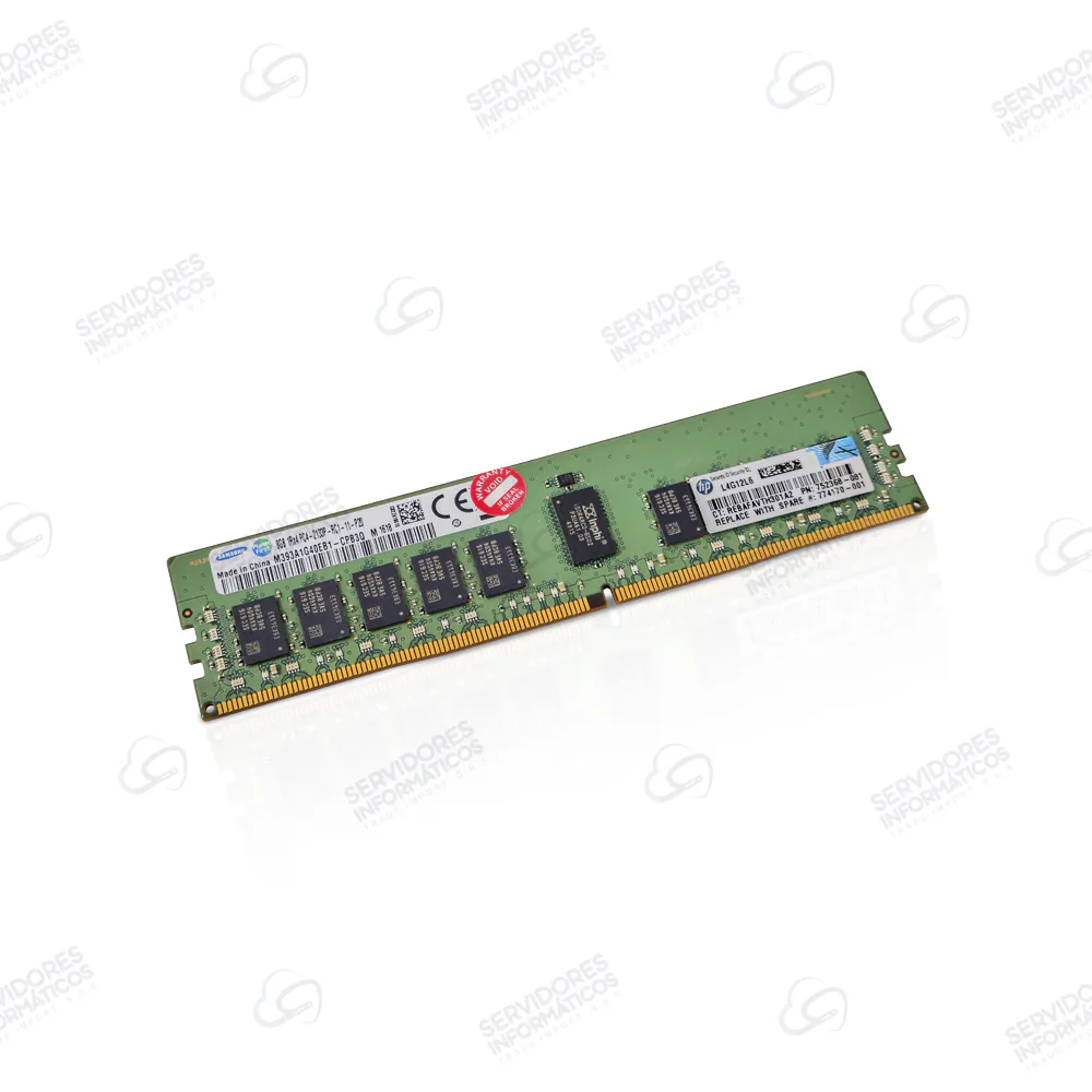 Memoria Servidor Samsung HPE 8GB PC4-17000 DDR4-2133P PN: 809080-591 RDIMM
